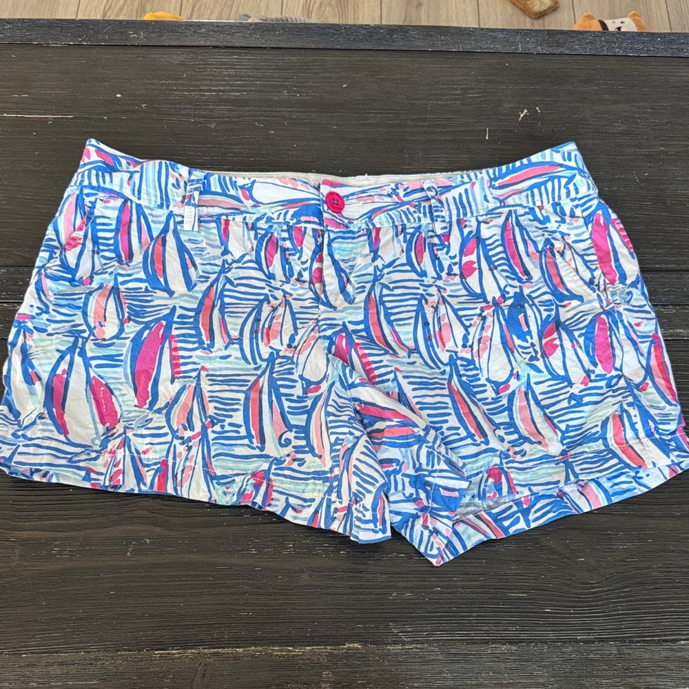Lilly Pulitzer Red Right Return Callahan Short